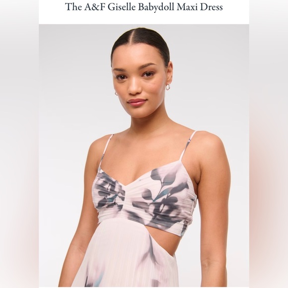 Abercrombie & Fitch Giselle Babydoll Floral Maxi Dress - Picture 3 of 12